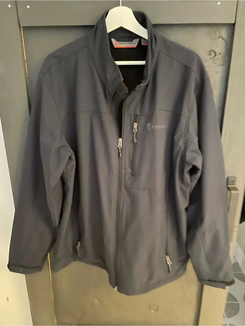 Free Country Men’s Dark Navy Performance Softshell Jacket